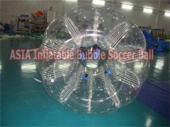 Balón de fútbol burbuja transparente