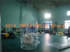 Botella inflable de 3m pvc