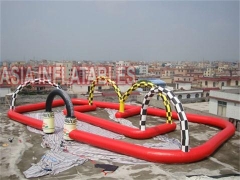 Hot sale Air Sealed Painting Inflatable Race Track