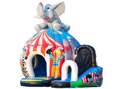 Elefante disco bouncy castillo