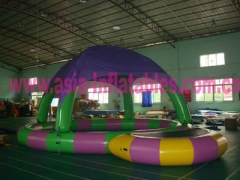 Inflatable Pool Tent Combo