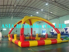 Tumbona inflable con trampolines