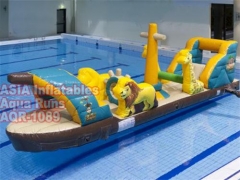 Barco pirata piscina inflable