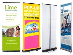 Stand de banners emergentes
