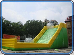 Inflable rampa de bola zorb