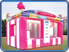 candy floss cabina inflable