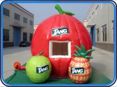 cabina inflable publicitaria de la fruta