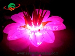  flor inflable iluminación colorida
