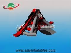 LED Light Giant Inflatable Floating Water Park Slide Water Toys