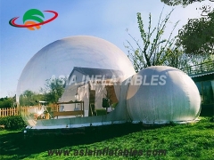Tienda de burbujas transparente inflable