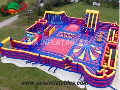 Custom Bouncer Trampoline  Inflatable Theme Park and Balloons Show