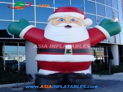 Advertising Decoration Mascots Inflatable Christmas Santas, Inflatable Photo Booth