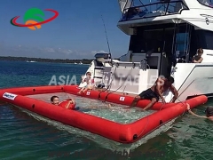 piscina inflable anti medusas Con recinto de red