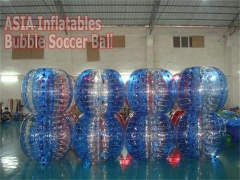 Various Styles Half Color Bubble Soccer Ball