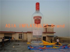Vodka publicidad inflable botella modelo