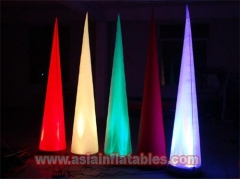 Luces led con cono inflable