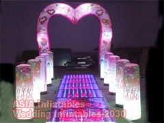 Arco inflable de la boda