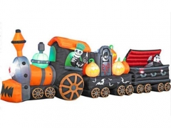 Decoración inflable del tren de halloween