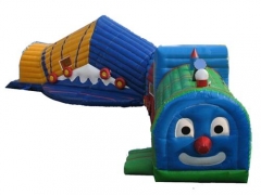 Train Shaped Inflatable Tunnel