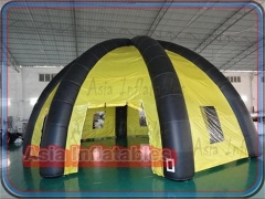 diámetro 10m inflable cúpula tienda araña tienda