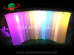 LED light event inflatable wall