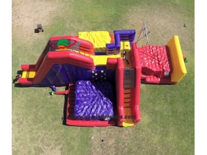 Inflatable Jungle Gym Interactive Game