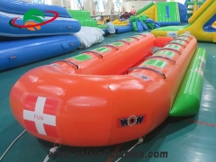 Barco inflable para bananas de 12 personas