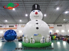 Muñeco de nieve inflable de 12 pies