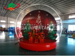 Tienda de burbujas transparente inflable