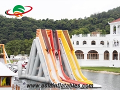 Various Styles customize 2 lanes Challange inflatable water slide adult or kids