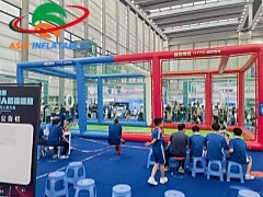 Promocional Arena de obstáculos inflable para drones para actividades o exhibiciones