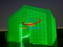 Beautiful appearance Mobile Night Club Tent Inflatable Cube Party Tent With LED Lighting