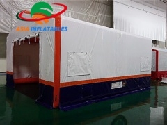 excelente calidad Tienda inflable práctica y económica para refugio temporal y lugar de trabajo con precio al por mayor