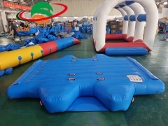 Plataforma de playa para yate con muelle inflable