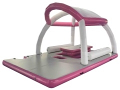 Inflatable Floating Dock with Canopy